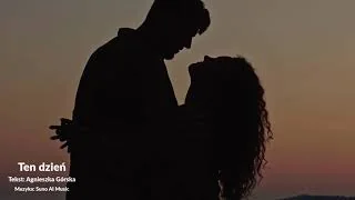 Kadr z teledysku: Ten dzień - poezja śpiewana, Tekst: Agnieszka Górska, Muzyka: Suno AI Music