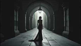Kadr z teledysku: Bolesław Leśmian - Dwoje ludzieńków (Dark Retro-Soul / AI Cinematic Noir)