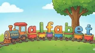 Kadr z teledysku: Alfabet dla Dzieci: Pociąg z Literkami 🚂 Nauka przez Zabawę (Piosenka Edukacyjna)