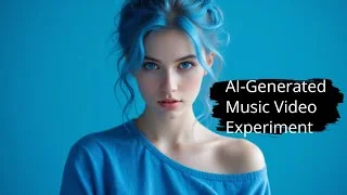 Kadr z teledysku: AI-Generated Music Video Experiment: The Future of Art? The City of Women