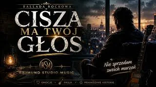 Kadr z teledysku: 🎸 CISZA MA TWÓJ GŁOS | Poruszająca Ballada Rockowa | RAJMUND STUDIO MUSIC