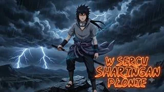 Kadr z teledysku: Sasuke Uchiha - W Sercu Sharingan Płonie (Naruto PL)